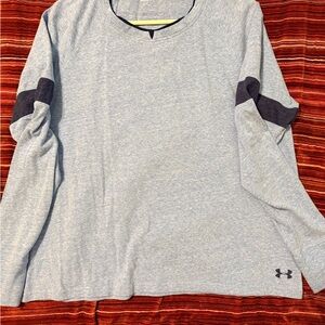 Under Armour Heather Gray Long Sleeve Top